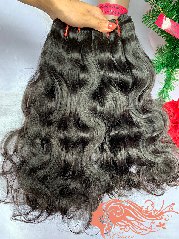 Csqueen 9A Ocean Wave 9 Bundles Natural Black Color 100% Human Hair